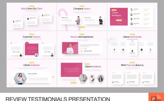 评论推荐PPT模板 (PPTX)