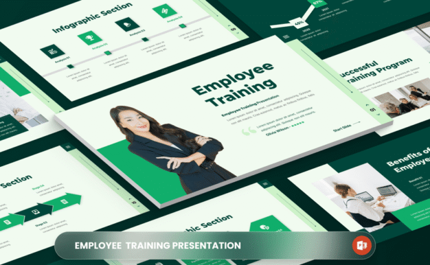 员工培训PPT模板 (PPTX)