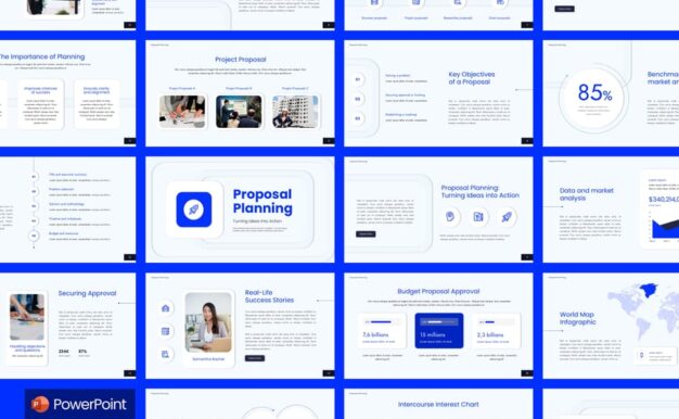 提案计划PPT模板 (PPTX)