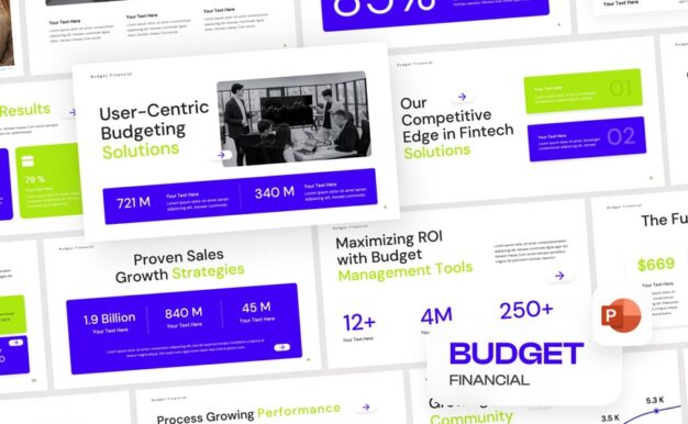 预算财务PPT模板 (PPTX)