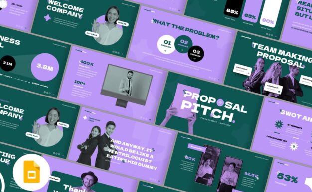 大胆的提议 PPT模板 (PPTX)