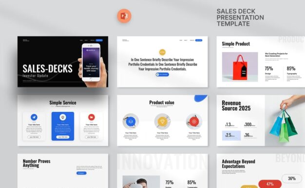 销售宣传演示PPT模板 (PPTX)