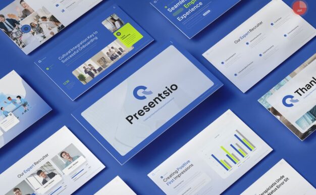 入职指南PPT模板 (PPTX)