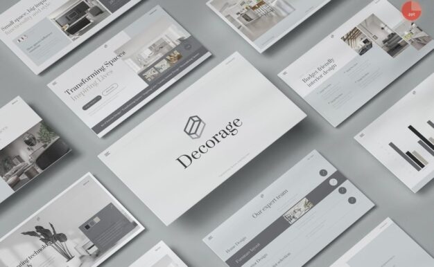 室内设计PPT模板 (PPT,PPTX)