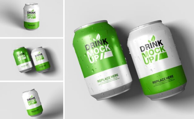 高质量汽水罐模型