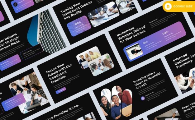 商业投资谷歌幻灯片模板