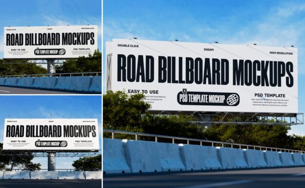 路边广告牌模型