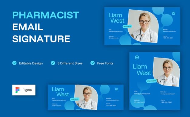 药剂师电子邮件签名