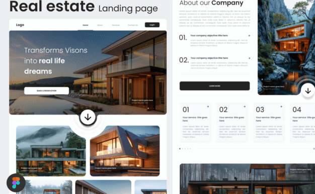 房地产经纪公司首页模板