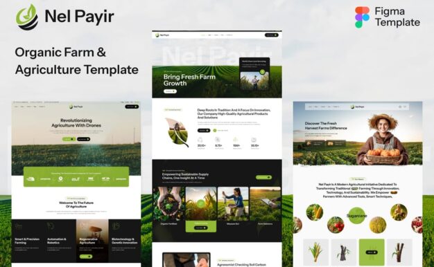 Nepayir – 农场与农业 Figma 模板