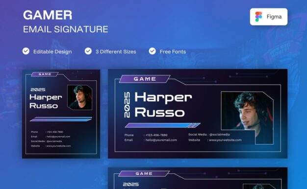 游戏玩家电子邮件签名