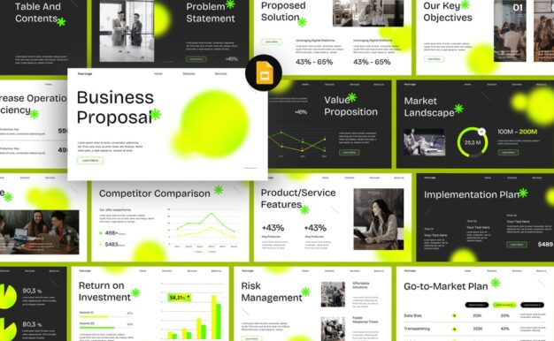 商业计划书（谷歌幻灯片）