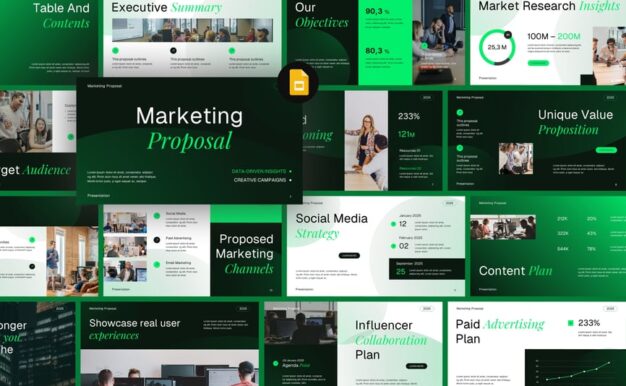 市场营销提案（谷歌幻灯片）