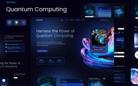 QubitX – 量子计算着陆页