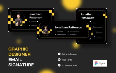 平面设计师电子邮件签名