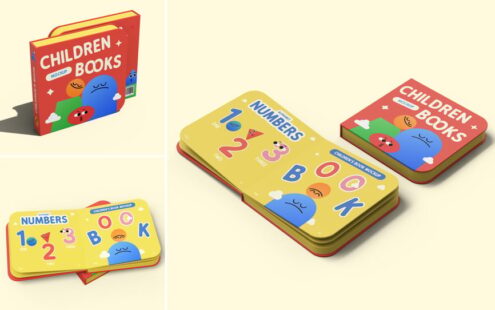 儿童书籍模型