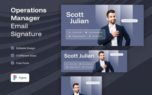 运营经理电子邮件签名