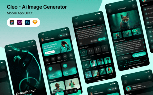 Cleo – AI图像生成器移动应用
