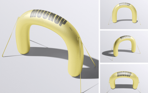 充气式入口拱门模型