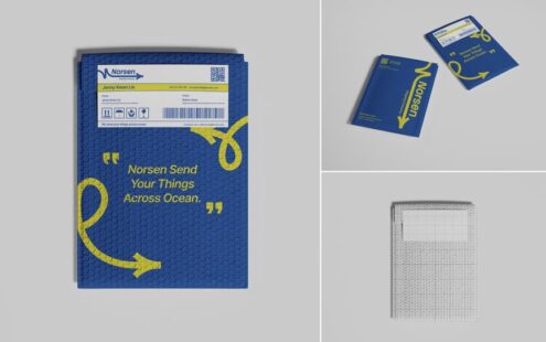 气泡膜邮件包装模型