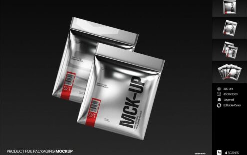 产品铝箔包装模型