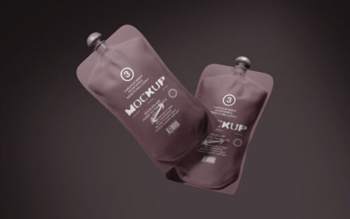 吸嘴袋包装模型套装