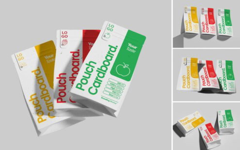 收纳袋拉链品牌标识样机