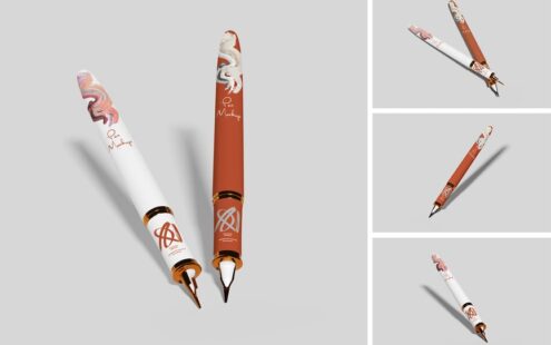 品牌及文具用笔模型