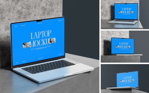 高质量笔记本电脑模型