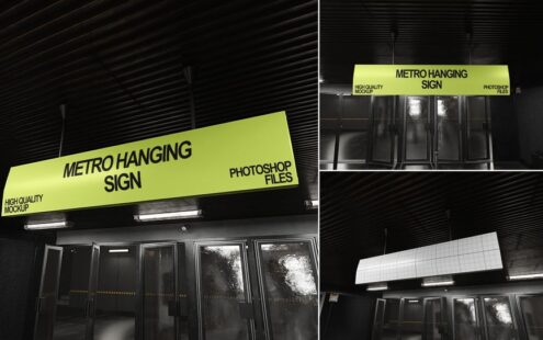 悬挂式标牌模型