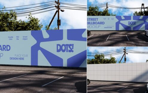 街头广告牌模型