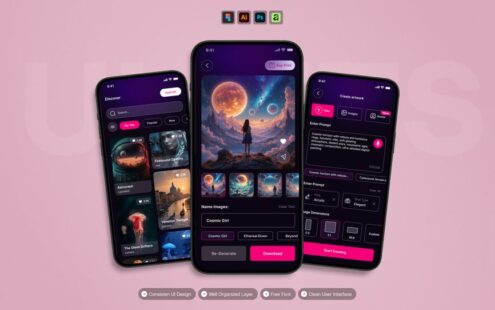 SmartlyAI – 移动应用 UI 套件