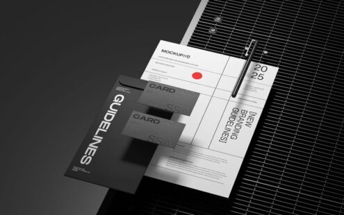 极简文具品牌模型套装