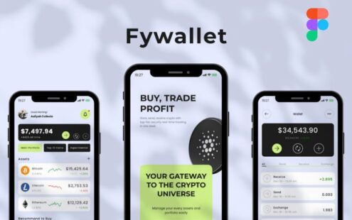 Fywallet – 加密钱包移动应用 UI 套件