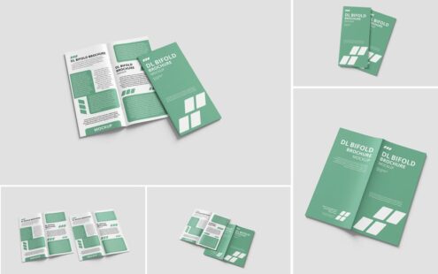 DL双折页宣传册样机