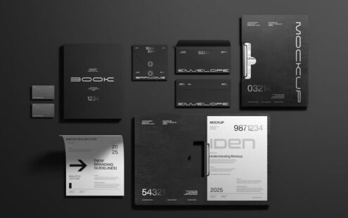 企业文具品牌设计样机套装