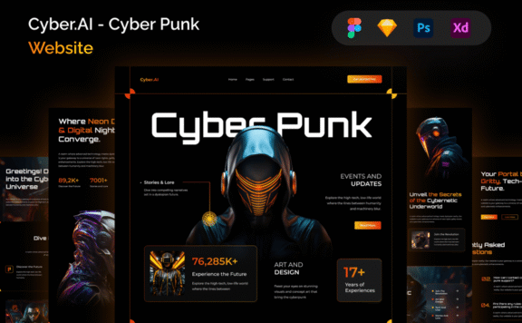 Cyber​​.AI – 赛博朋克网站