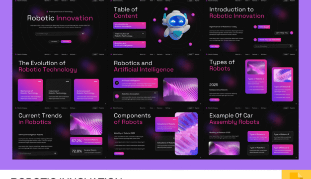 机器人创新谷歌幻灯片