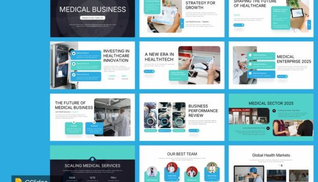 医疗商业谷歌幻灯片