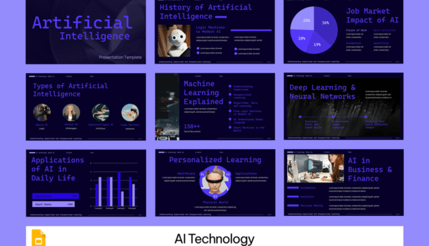 人工智能技术谷歌幻灯片