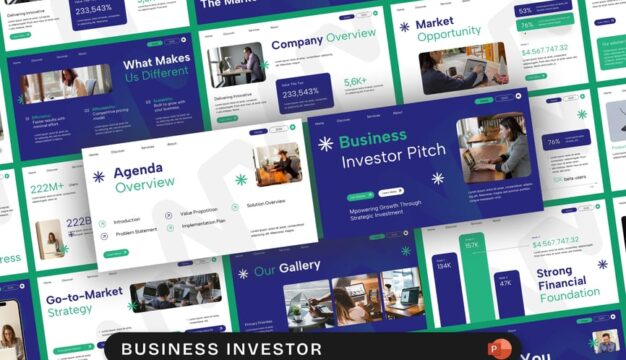 商业投资者 PowerPoint