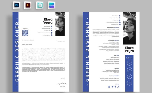 平面设计师简历