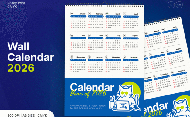 2026年创意猫咪挂历