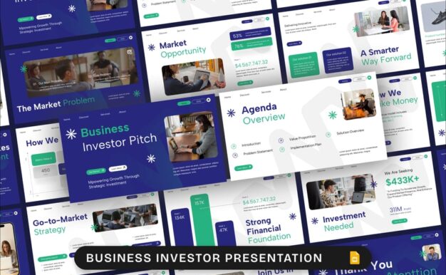 商业投资者谷歌幻灯片