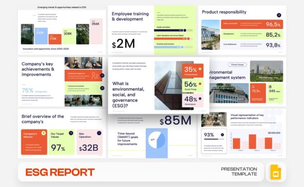 ESG报告（谷歌幻灯片）