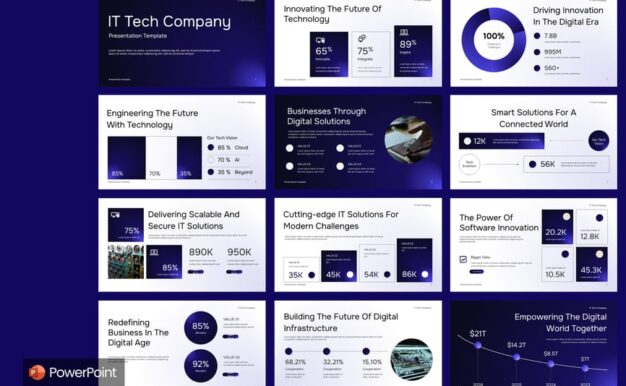 IT技术公司PowerPoint演示文稿
