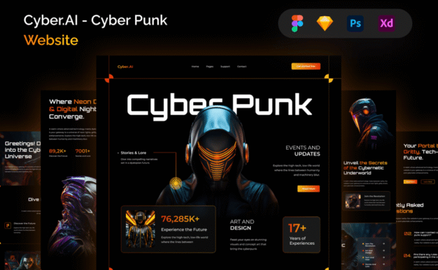 Cyber​​.AI – 赛博朋克网站