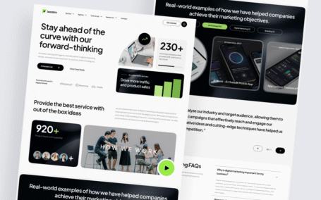 Bostim – 数字营销机构落地页