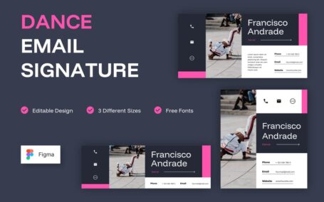 舞者电子邮件签名