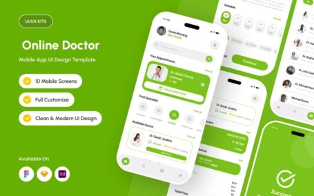 Medilink – 在线医生应用程序设计模板